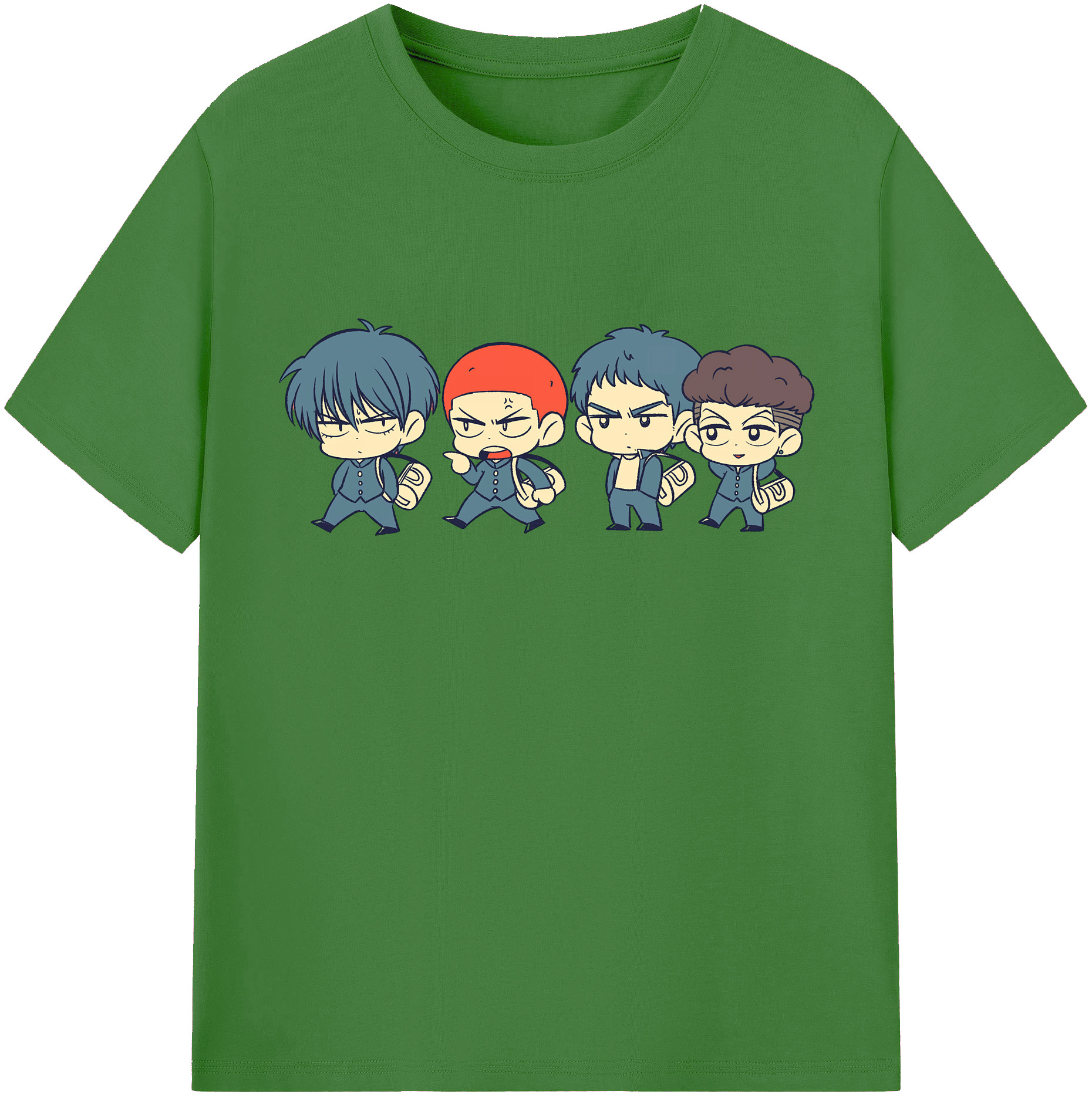 （画像用） SLAM DUNK／スラムダンク レディースカジュアルプリントTシャツ（綿100％）